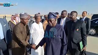 President Tinubu departs Riyadh after attending Joint ArabIslamic Summit [upl. by Doownyl852]