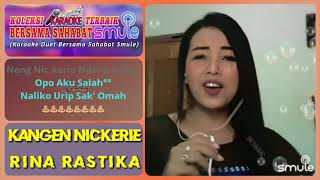 Kangen Nickerie Karaoke Duet Smule Bareng Rina Rastika [upl. by Findlay]