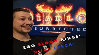 D2R Crafting 200 Blood Rings All You Need to Know [upl. by Eseyt]