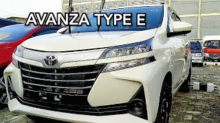 TOYOTA AVANZA TYPE E TERBARU 2020 LENGKAP DENGAN HARGA REVIEW TYPE E INTERIOR DAN EXTERIOR [upl. by Luhem]