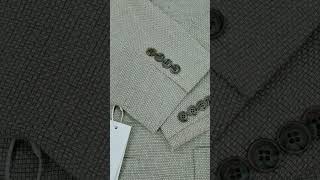 how to shorten the suit Jacket sleeves with opening vents [upl. by Ahsekyt]