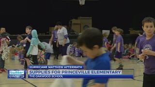 Greenville students help Princeville school’s Matthew recovery [upl. by Goldin]