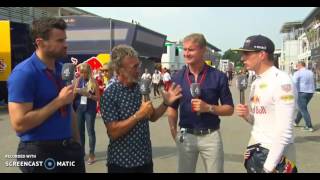 Max Verstappen “calls” Eddie Jordan a wanker [upl. by Epilihp805]