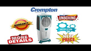 Crompton Ozone 75  Air Cooler  Installation  Unboxing [upl. by Nnairrehs]