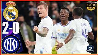 Real Madrid vs Inter Milan 2−0  Extеndеd Hіghlіghts amp All Gоals 2021 HD [upl. by Aisatna]