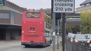 Here is the Stagecoach bus 18187 on the number 1 in Guildford Friday 15 November 2024 [upl. by Airdnahc]