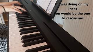 Brother  Kodaline piano coverlyrics [upl. by Evan433]