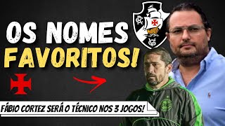 VASCO TEM INTERESSE EM GUSTAVO MORINIGO PARA TREINADOR E ALEXANDRE MATTOS PARA DIRETOR DE FUTEBOL [upl. by Abernon]