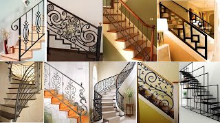 Metal stair railing design ideas 2 Metal stair grill design ideas 2 [upl. by Alegnad]