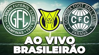 GUARANI 2 X 1 CORITIBA AO VIVO  CAMPEONATO BRASILEIRO  24ª RODADA  NARRAÇÃO [upl. by Barbey]