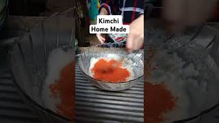 cooking kimchi home Made ada stok sawi dikulkas akhirnya aku buat ini deh shorts music kpop [upl. by Eniamat]