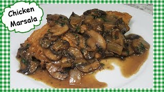 Classic Chicken Marsala Recipe  Just like Olive Garden [upl. by Ramirolg]