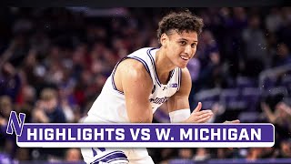 W Michigan at Northwestern  Highlights  Big Ten Mens Basketball  Nov 14 2023 [upl. by Siugram718]