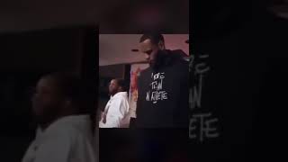 Lebron James listening to trash beat [upl. by Akiemehs]