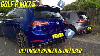 INSANE Oettinger Spoiler and Diffuser for GOLF R MK75 🔥  2PetrolHeads [upl. by Junius635]