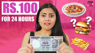 Living on Rs 100 for a day Ft inishutiwari  Budget Checklist✅  Pass👍 or Fail👎  Nykaa [upl. by Crowe]