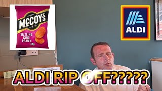 Aldi McCoys Rip Off  Searing King Prawn Flavour [upl. by Eekram]