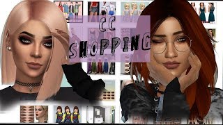 GeTtInG AlL ThE Cc  CC Shopping The Sims 4  CC List [upl. by Mij]