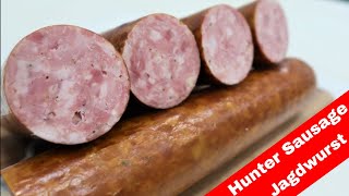 Jagdwurst the Hunter Sausage Home Production of Quality Meats and Sausage [upl. by Notsyrb896]