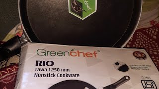 Nonstick Green Chef Pen Tawa Ke Bare Mein Puri Jankari Iss Video Se Jaane I RIO GREEN CHEF TAWA I [upl. by Sateia117]