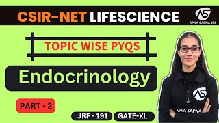 Endocrinology  Topic wise PYQs Practice  Animal Physiology [upl. by Fita773]