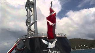 Maltese Falcon Super Yacht in BVI [upl. by Leah]