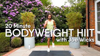 NO EQUIPMENT HIIT Workout 20 Moves in 20 Minutes  Joe Wicks Workouts [upl. by Martino]