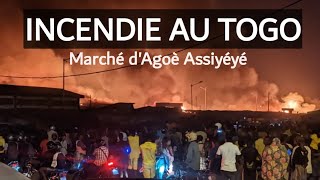 Marché dAgoè Assiyéyé au TOGO en feu [upl. by Evslin]