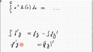 24B1 partielle Integration Fingerübung [upl. by Nicolina]