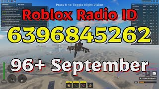 September Roblox Radio CodesIDs [upl. by Asia]