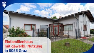 REMAX Nova präsentiert  Gepflegtes Einfamilienhaus mit gewerblicher Nutzung in Seiersberg [upl. by Ahsinawt]