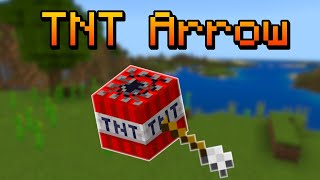 How to get EXPLOSIVE arrows in Minecraft Bedrock [upl. by Neyu]