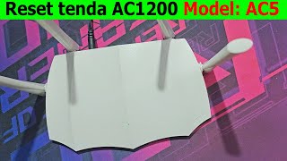 How to reset tenda ac1200 dual band router [upl. by Lafleur]