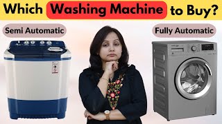 Semi Vs Fully Automatic Washing MachinesWhich One is Right for You  Urban Rasoi [upl. by Suiram522]