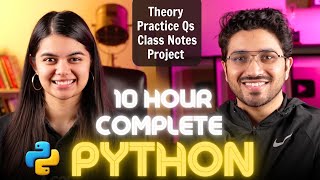 Python Tutorial for Beginners  Full Course with Notes amp Practice Questions [upl. by Spenser482]