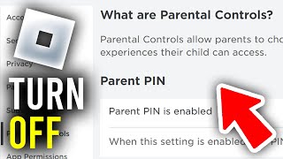 How To Turn Off Parental Controls In Roblox  Full Guide [upl. by Towne]