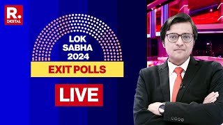 Elections 2024 Exit Poll Results LIVE Indias Biggest Election Coverage With Arnab  Republic LIVE [upl. by Nioe]