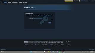 How To Enable amp Disable Family View In Steam 2024 [upl. by Assilam]