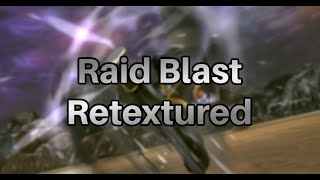 Raid Blast Black amp White Retexture  Modded Xenoverse 2 [upl. by Mellen]