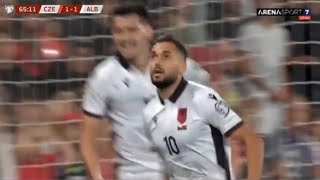 All Goals Czech Republic vs Albania 11 Nedim Bajrami Goal ResultsHighlights Euro Qualifiers [upl. by Yard]