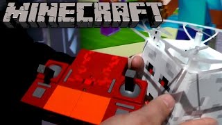 Minecraft RC Ghast Drone and 5quot Action Figure Playsets [upl. by Aneek]