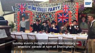 1940s weekend gets off to a flying start in Sheringham and Holt [upl. by Hughmanick]