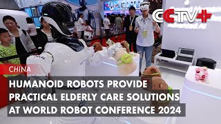 Humanoid Robots Provide Practical Elderly Care Solutions at World Robot Conference 2024 [upl. by Nowujalo738]