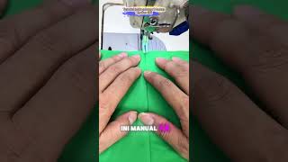 Ini adalah video tutorial jahit lipatan lilit gabung dua bahan garmen belajarjahit sewing tailor [upl. by Ateinotna]