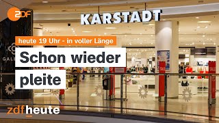 heute 1900 Uhr vom 09012024 Insolvenz bei Galeria Karstadt Kaufhof GDLStreik english [upl. by Yditsahc916]