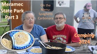 Meramec State Park 3 Fisher Cave Tour and Spaghetti Carbonara [upl. by Oal]