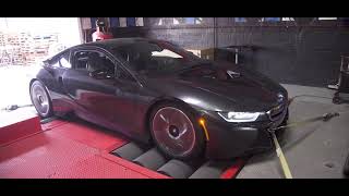 BMW I8 Hybrid ECU Tuning and Dyno Test by VRTuned [upl. by Anined]