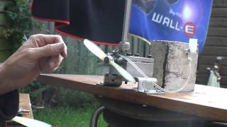 DC Wasp glow plug model plane engine starting and running [upl. by Odawa]