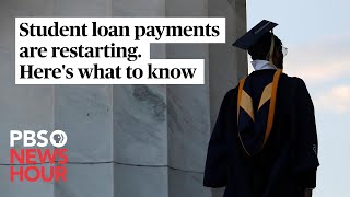 Student loan repayments are starting again Here’s what you need to know [upl. by Lissak187]