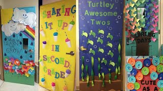 New classroom door decoration ideas latest school decoration ideasbest ideas to decor door [upl. by Aihsemak720]